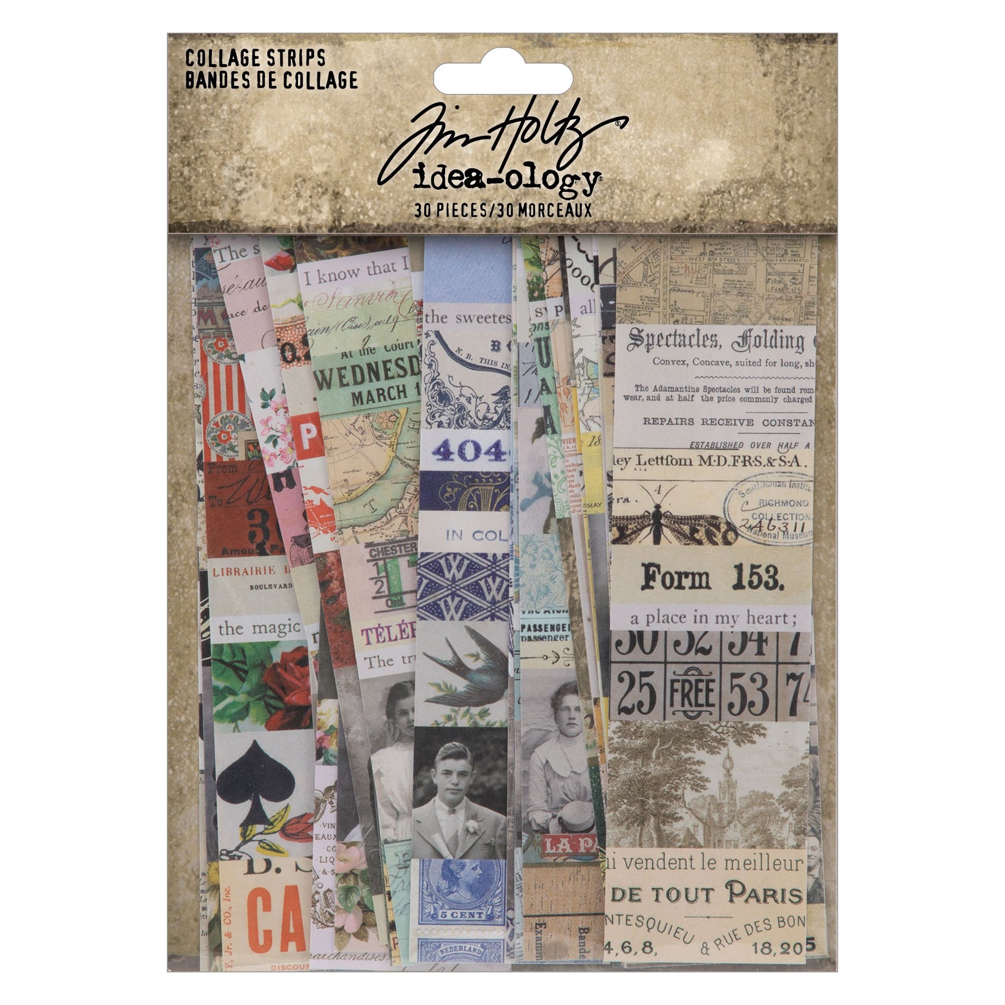 Bild von Idea-Ology Collage Strips 1.5"X6" 30/Pkg- 