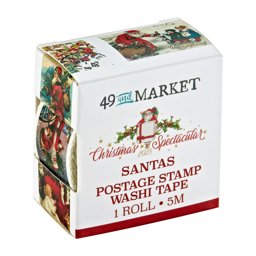 Bild von 49 And Market Christmas Spectacular 2023 Washi Tape Roll-Postage Washi Santa