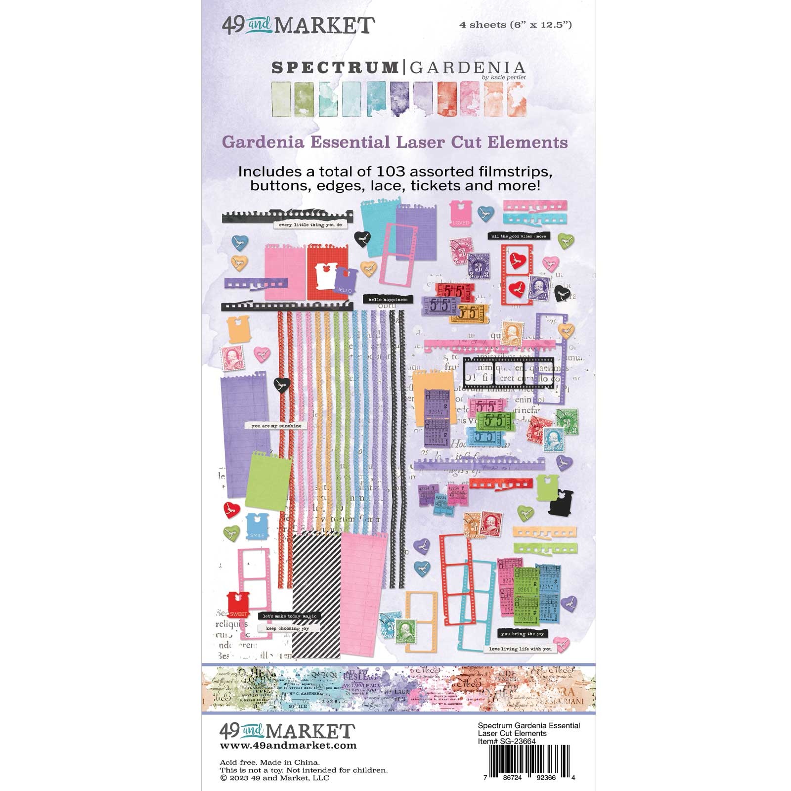 Bild von Spectrum Gardenia Laser Cut Outs-Essential