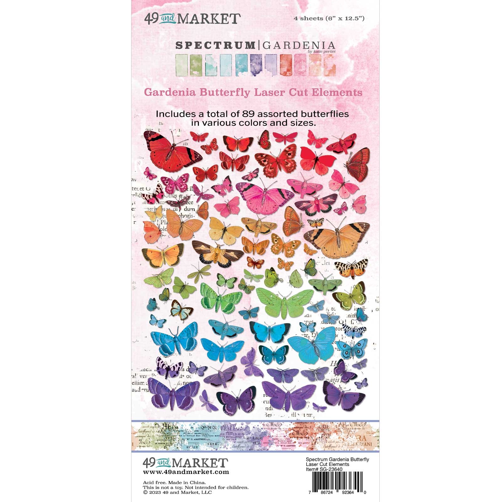 Bild von Spectrum Gardenia Laser Cut Outs-Butterfly