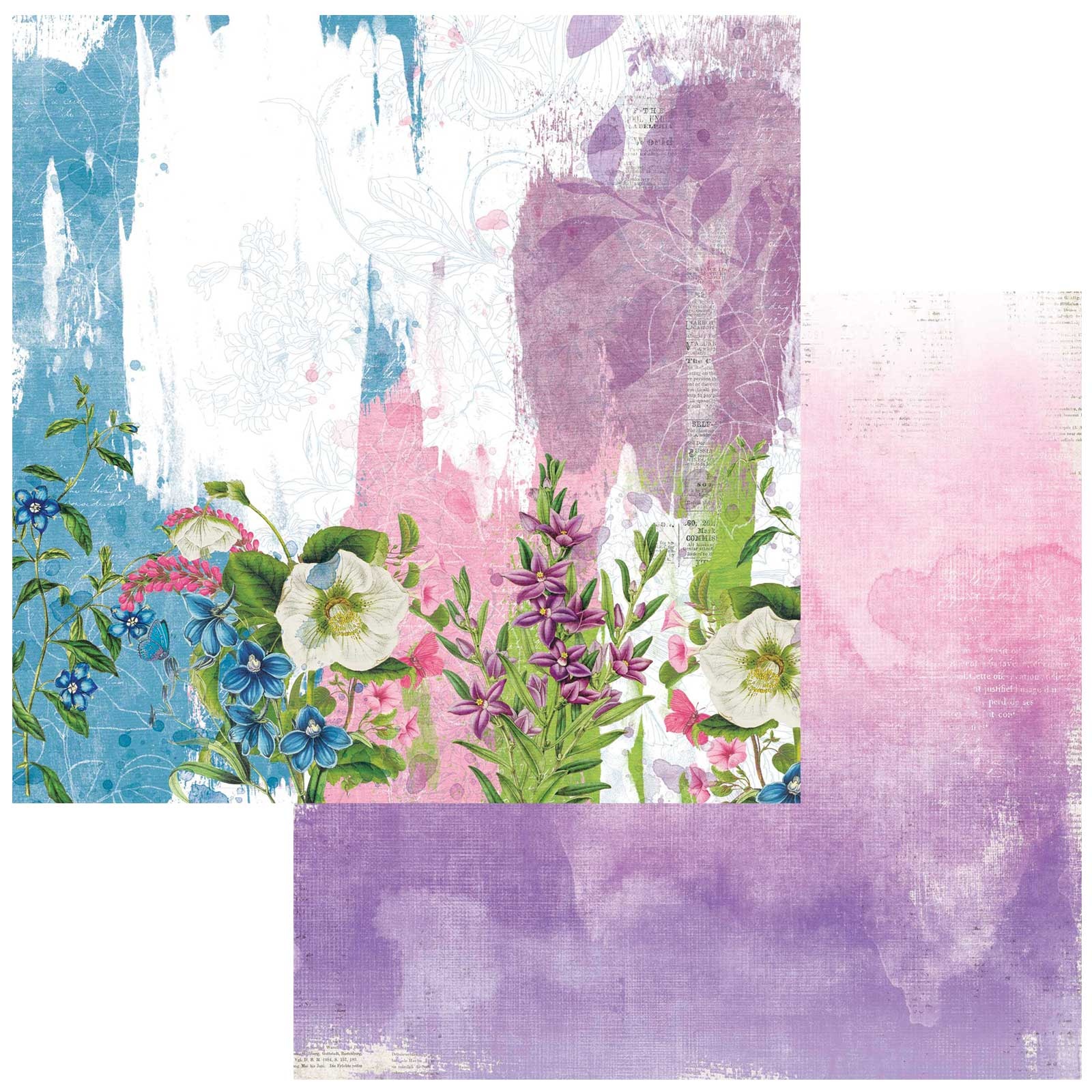 Bild von Spectrum Gardenia Cardstock 5 Blatt  12"X12"-Classics- Floral Serenade