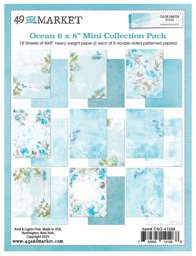 Bild von 49 And Market Mini Collection Pack 6"X8"-Color Swatch: Ocean