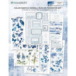 Bild von Color Swatch: Inkwell Rub-Ons 6"X8" 6/Sheets- 