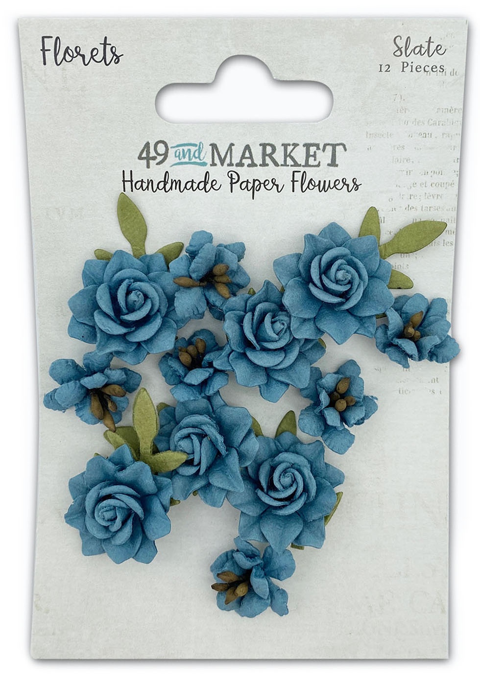 Bild von 49 And Market Florets Paper Flowers-Slate