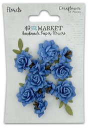 Bild von 49 And Market Florets Paper Flowers-Cornflower