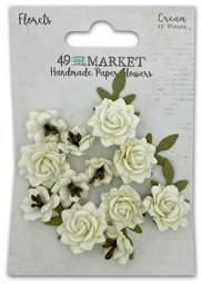 Bild von 49 And Market Florets Paper Flowers-Cream