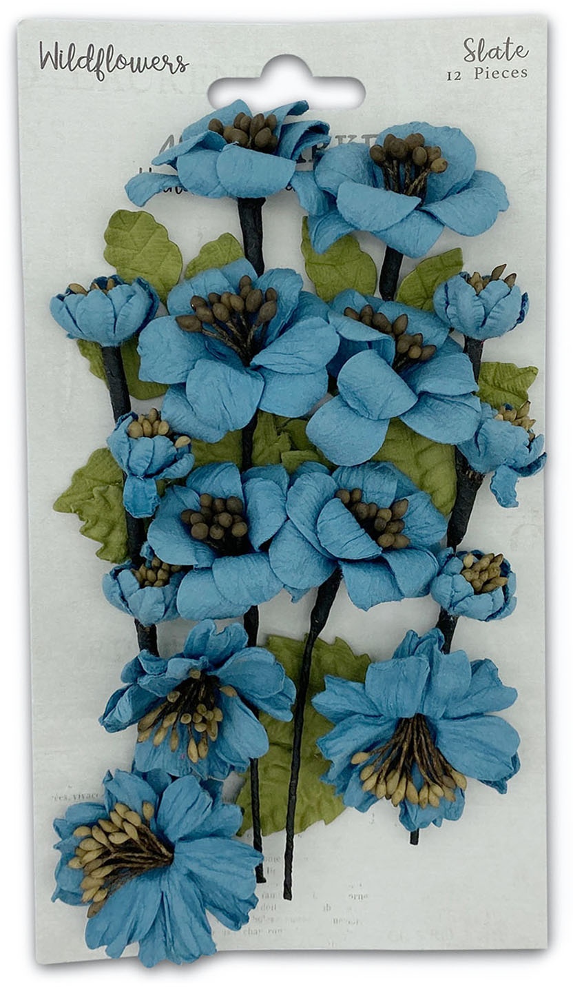 Bild von 49 And Market Wildflowers Paper Flowers-Slate