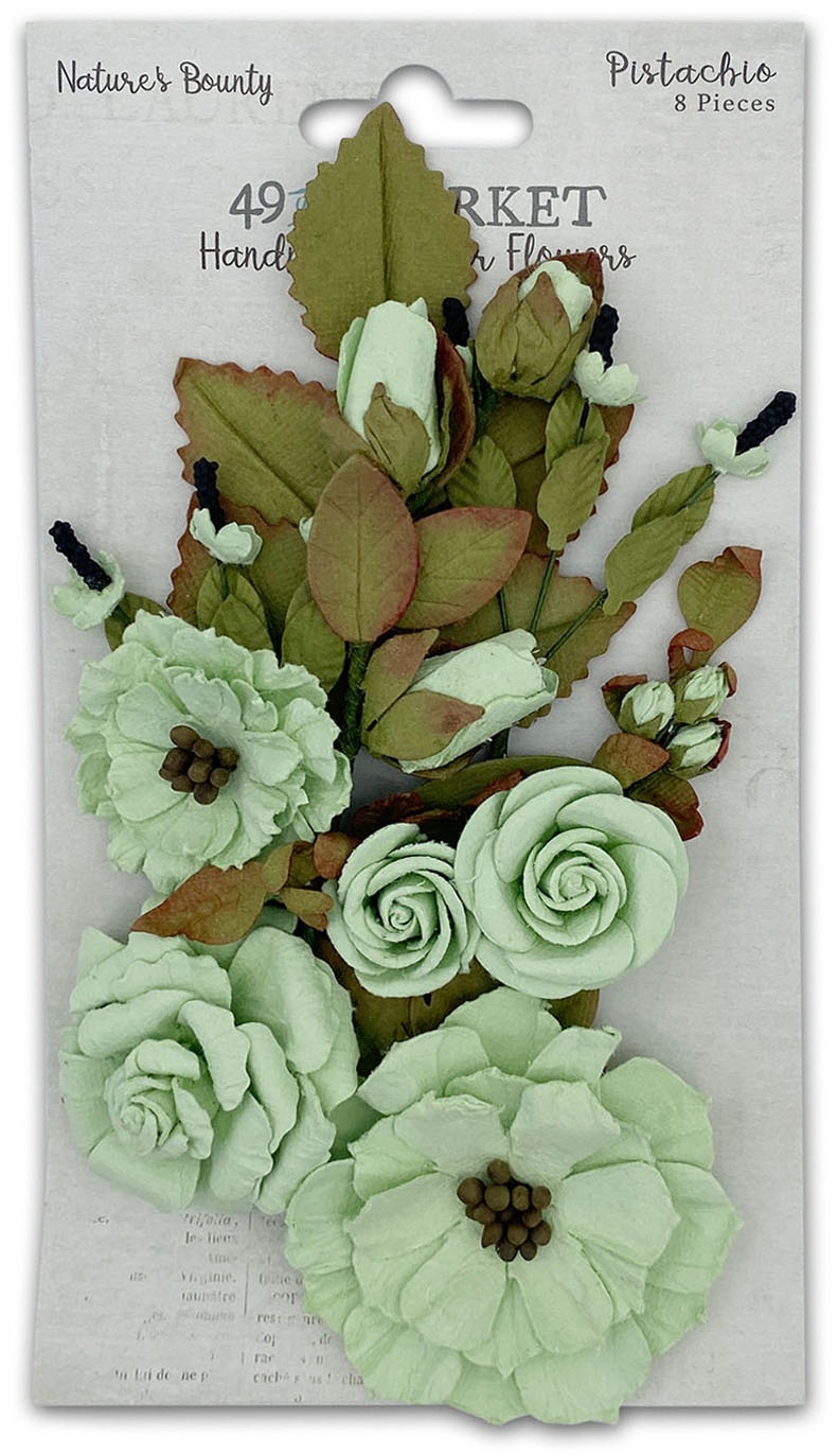 Bild von 49 And Market Nature's Bounty Paper Flowers-Pistachio