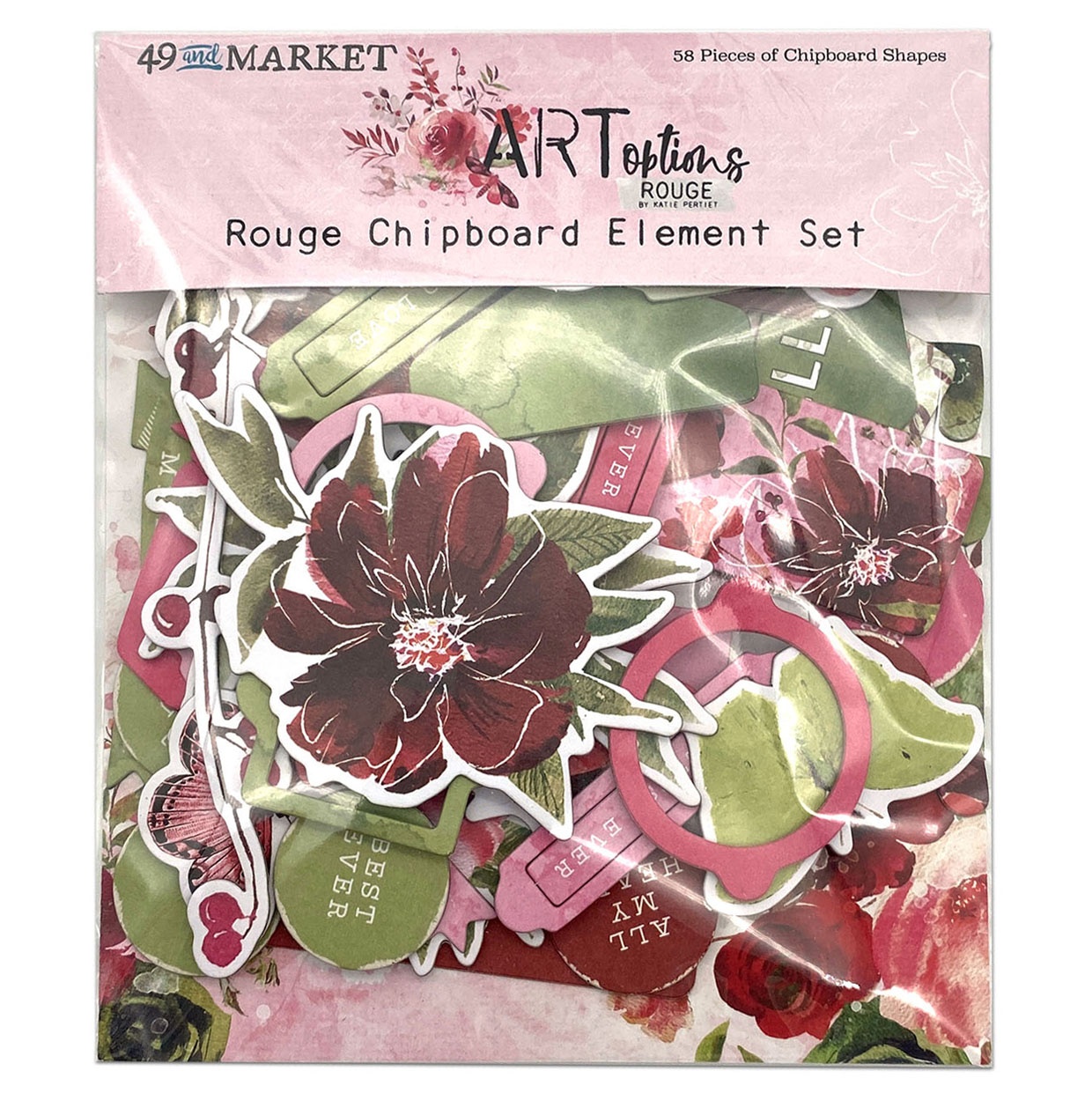 Bild von ARToptions Rouge Chipboard Set-