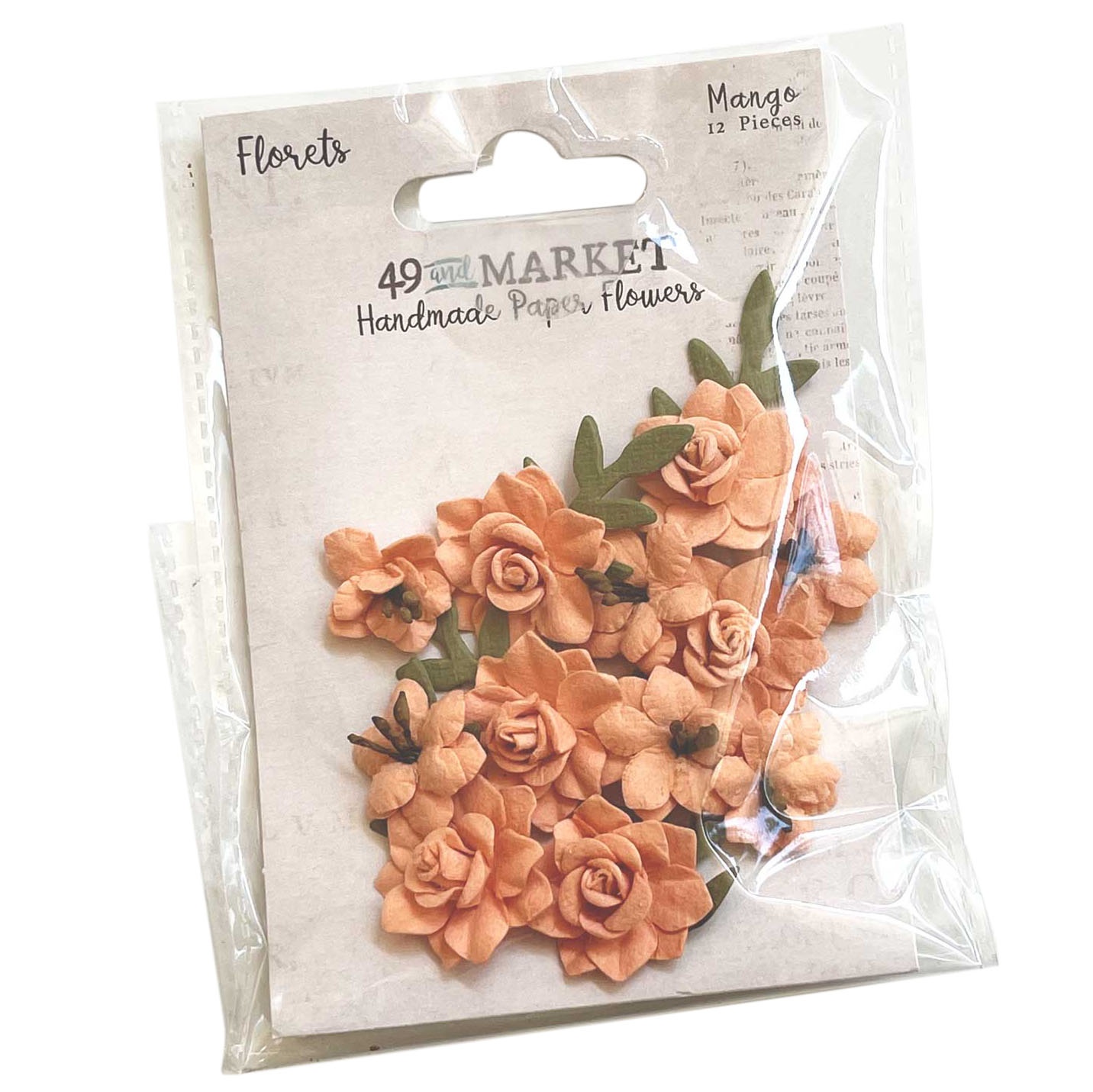 Bild von 49 And Market Florets Paper Flowers-Mango