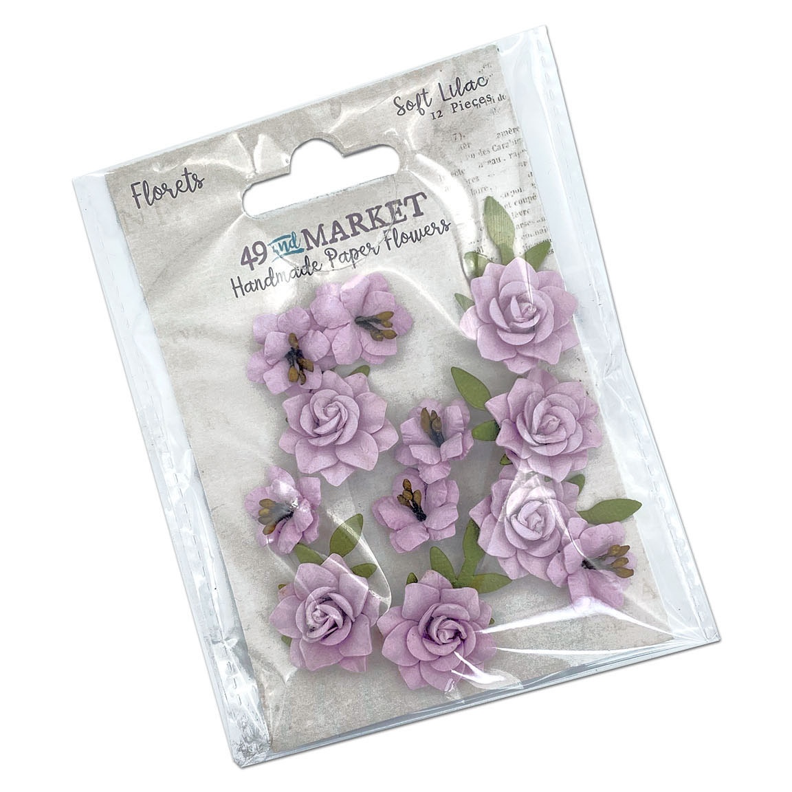 Bild von 49 And Market Florets Paper Flowers-Soft Lilac