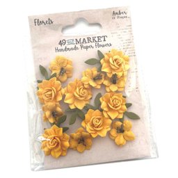 Bild von 49 And Market Florets Paper Flowers-Amber