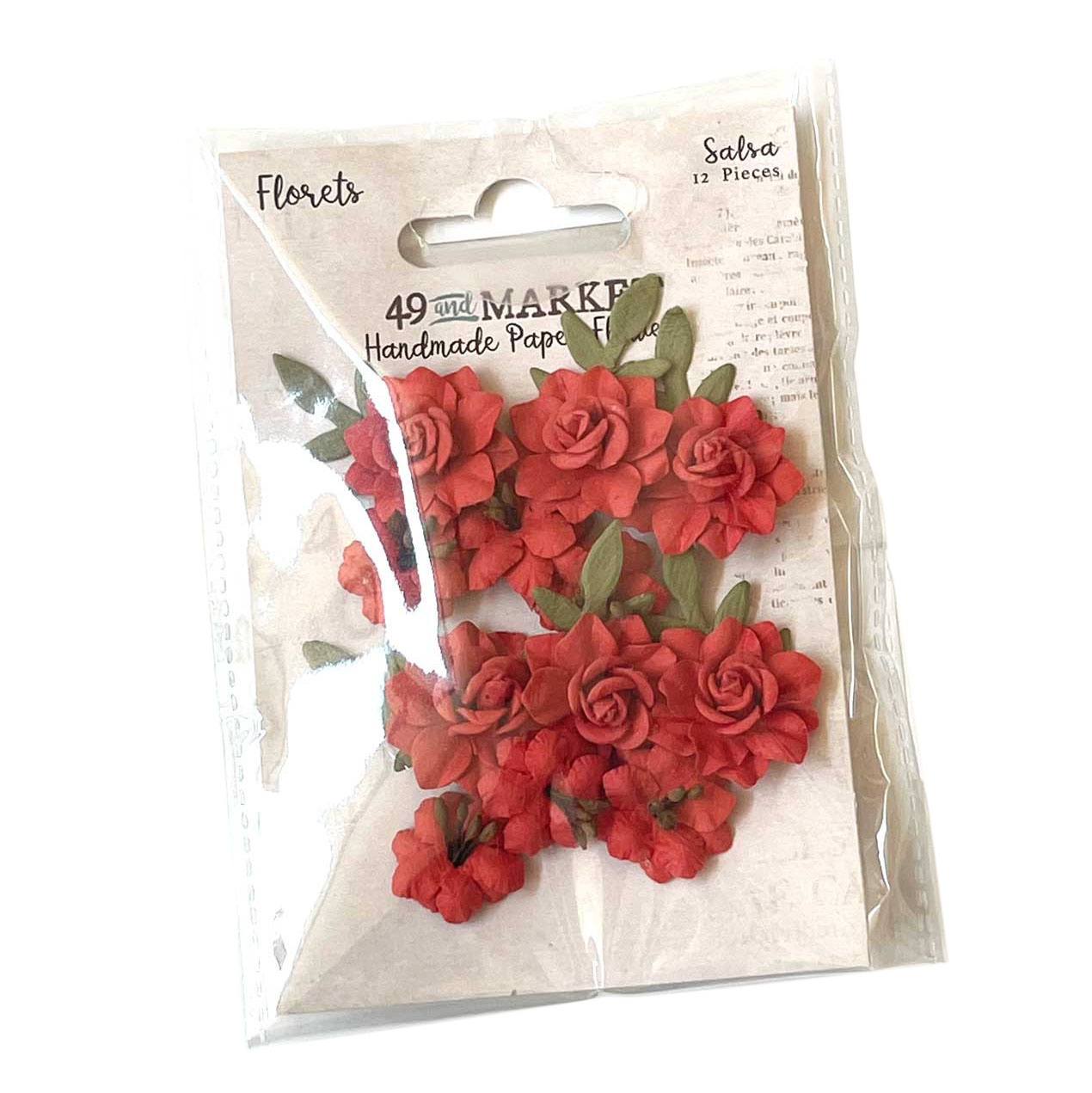 Bild von 49 And Market Florets Paper Flowers-Salsa