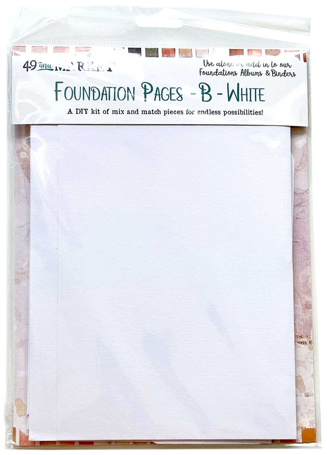 Bild von 49 And Market Memory Journal Foundations Pages B-White