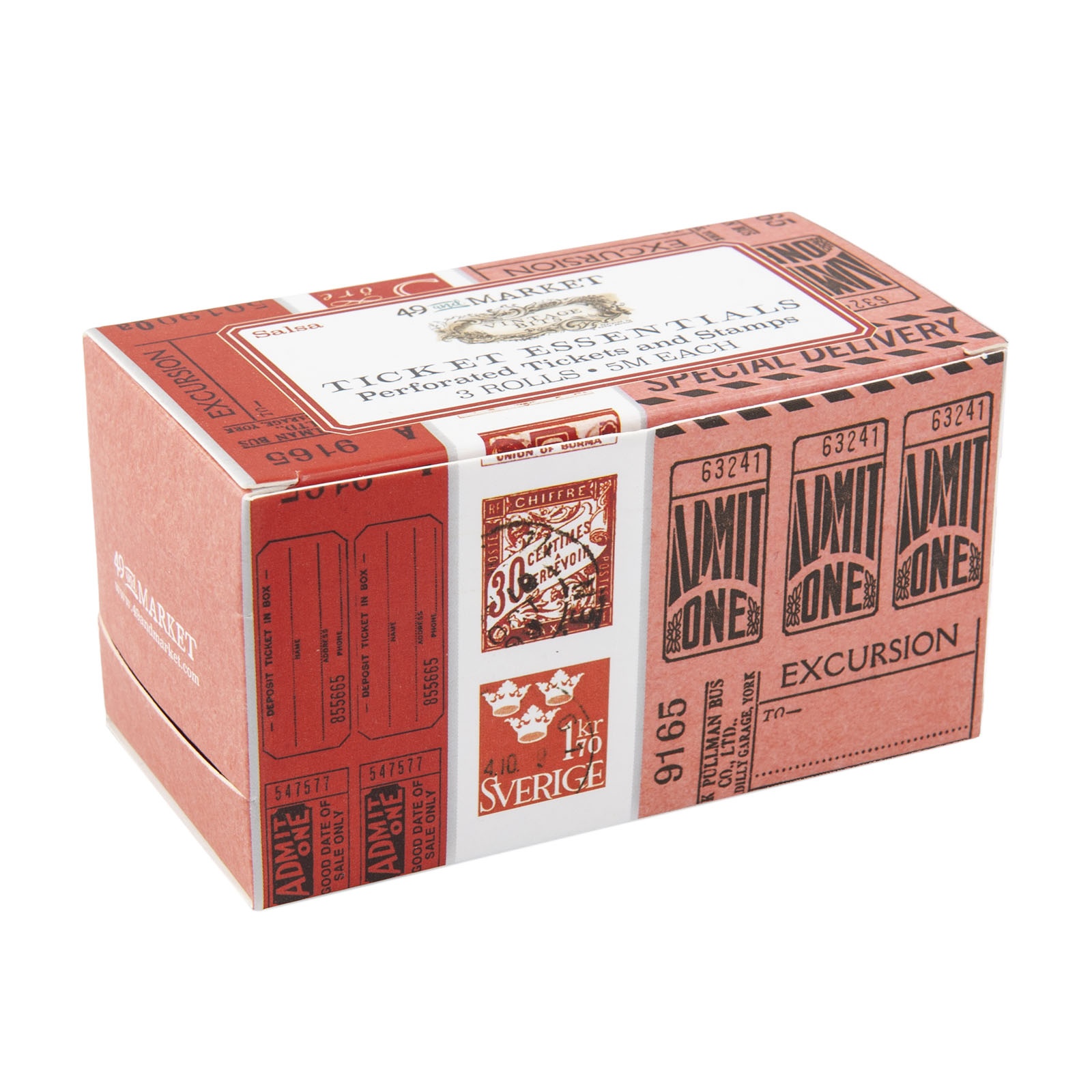 Bild von 49 And Market Vintage Bits Ticket Essentials-Salsa