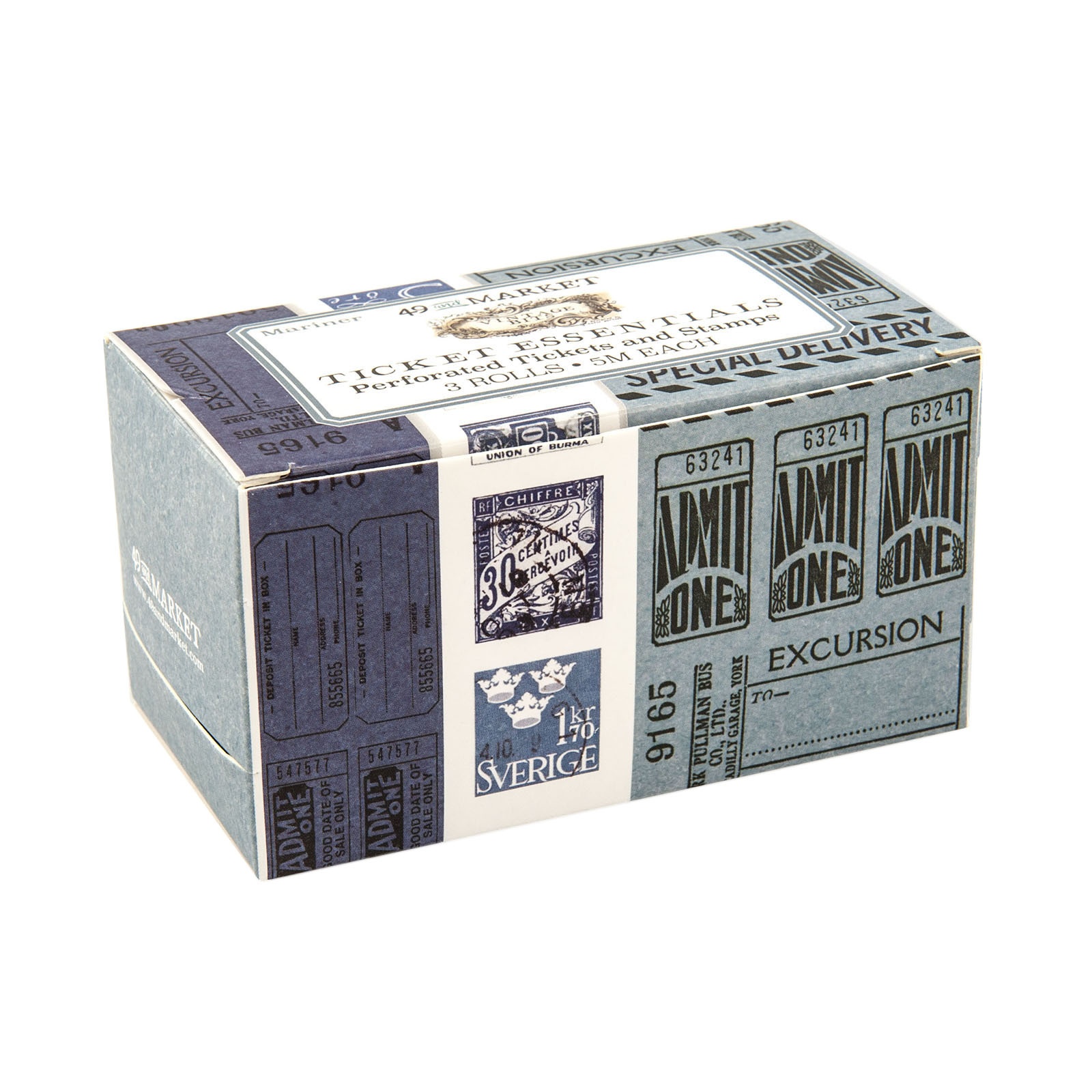 Bild von 49 And Market Vintage Bits Ticket Essentials-Mariner