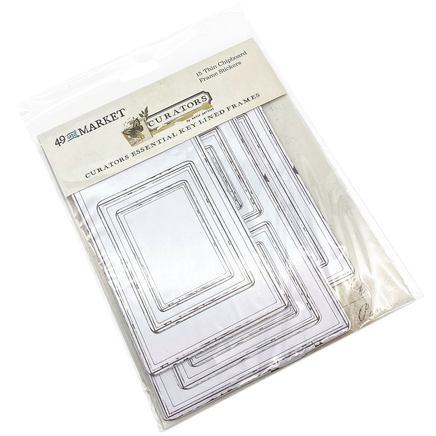 Bild von 49 And Market Curators Essential Chipboard Frames-Key Lined