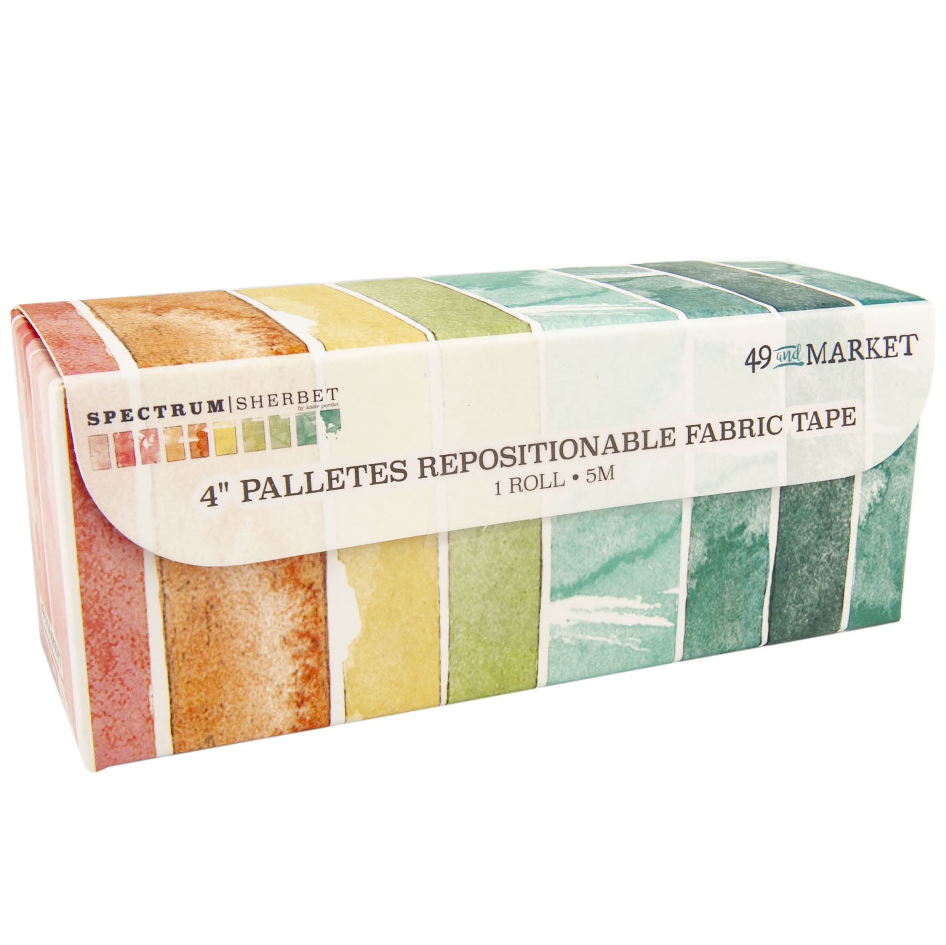 Bild von 49 And Market Spectrum Sherbet 4" Fabric Tape Roll-Palletes