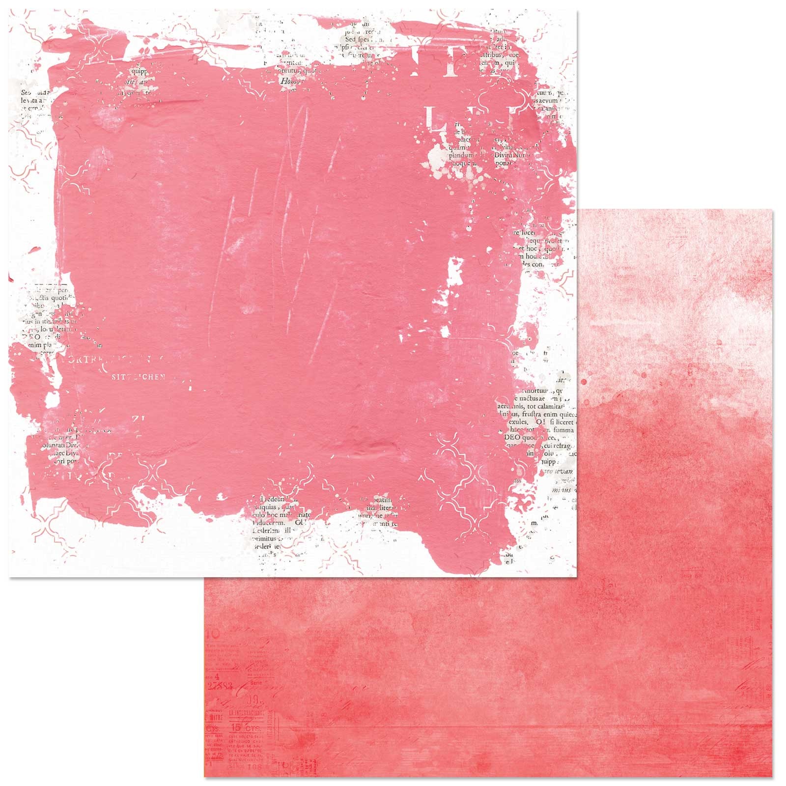 Bild von Spectrum Sherbet Cardstock 5 Blatt  12"X12"-Solid- Raspberry