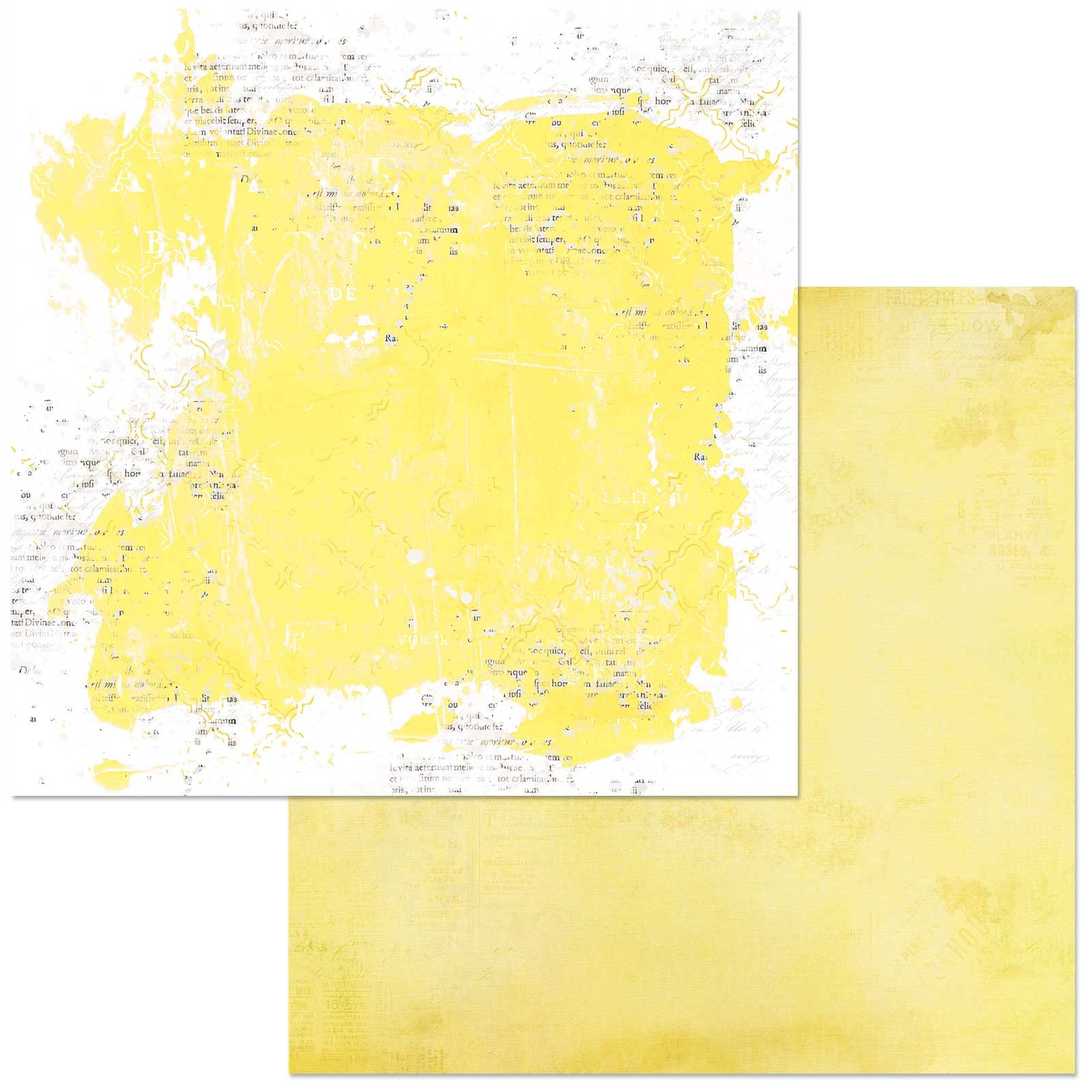 Bild von Spectrum Sherbet Cardstock 5 Blatt  12"X12"-Solid- Lemon