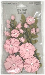 Bild von 49 And Market Royal Spray Paper Flowers 15/Pkg-Bashful
