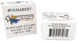Bild von 49 And Market Washi Tape Roll-Postage Stamp -Curators Botanical