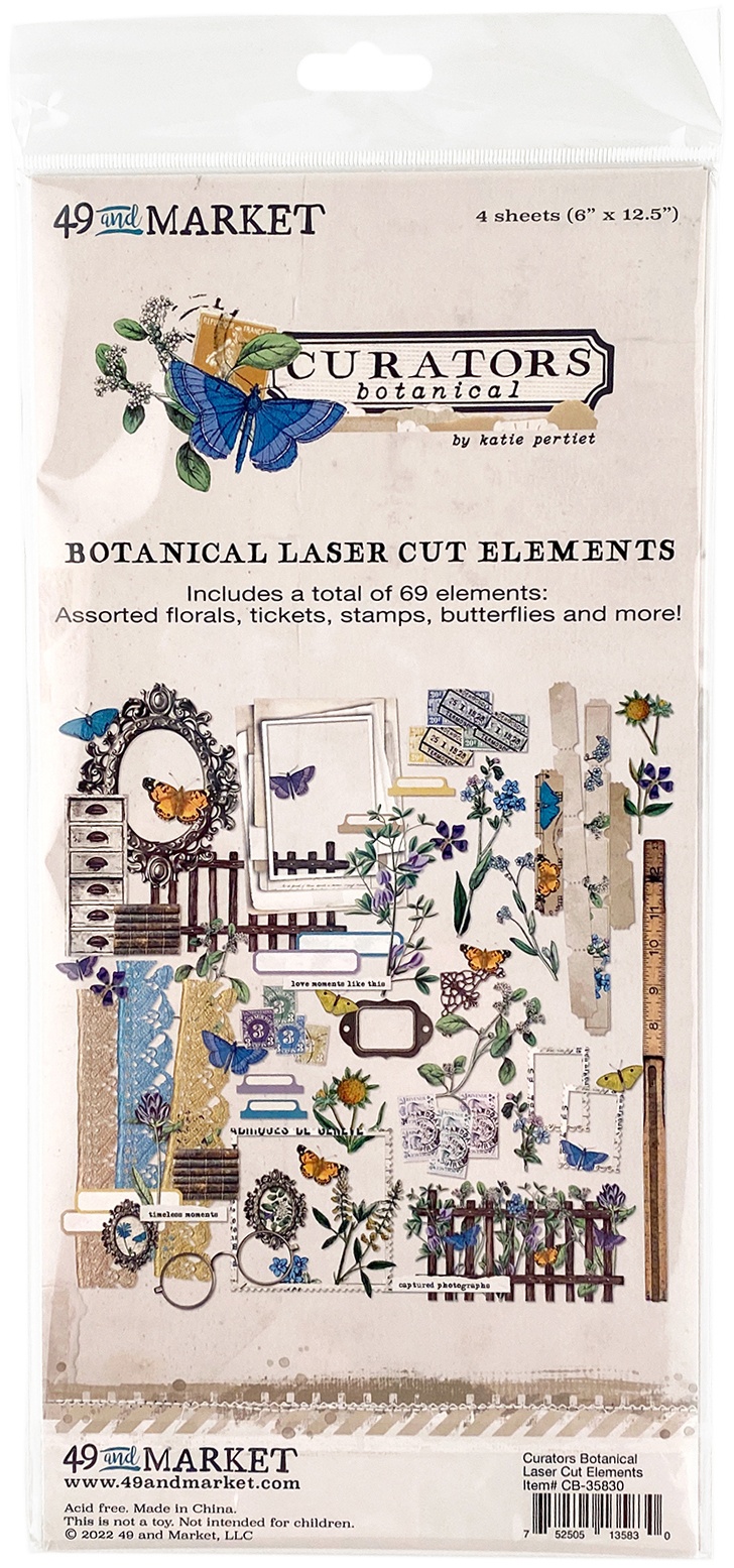 Bild von Curators Botanical Laser Cut Outs-Elements
