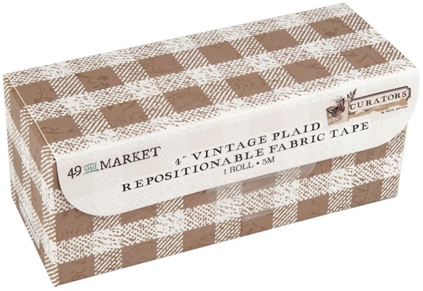 Bild von 49 And Market Curators 4" Fabric Tape Roll-Vintage Plaid
