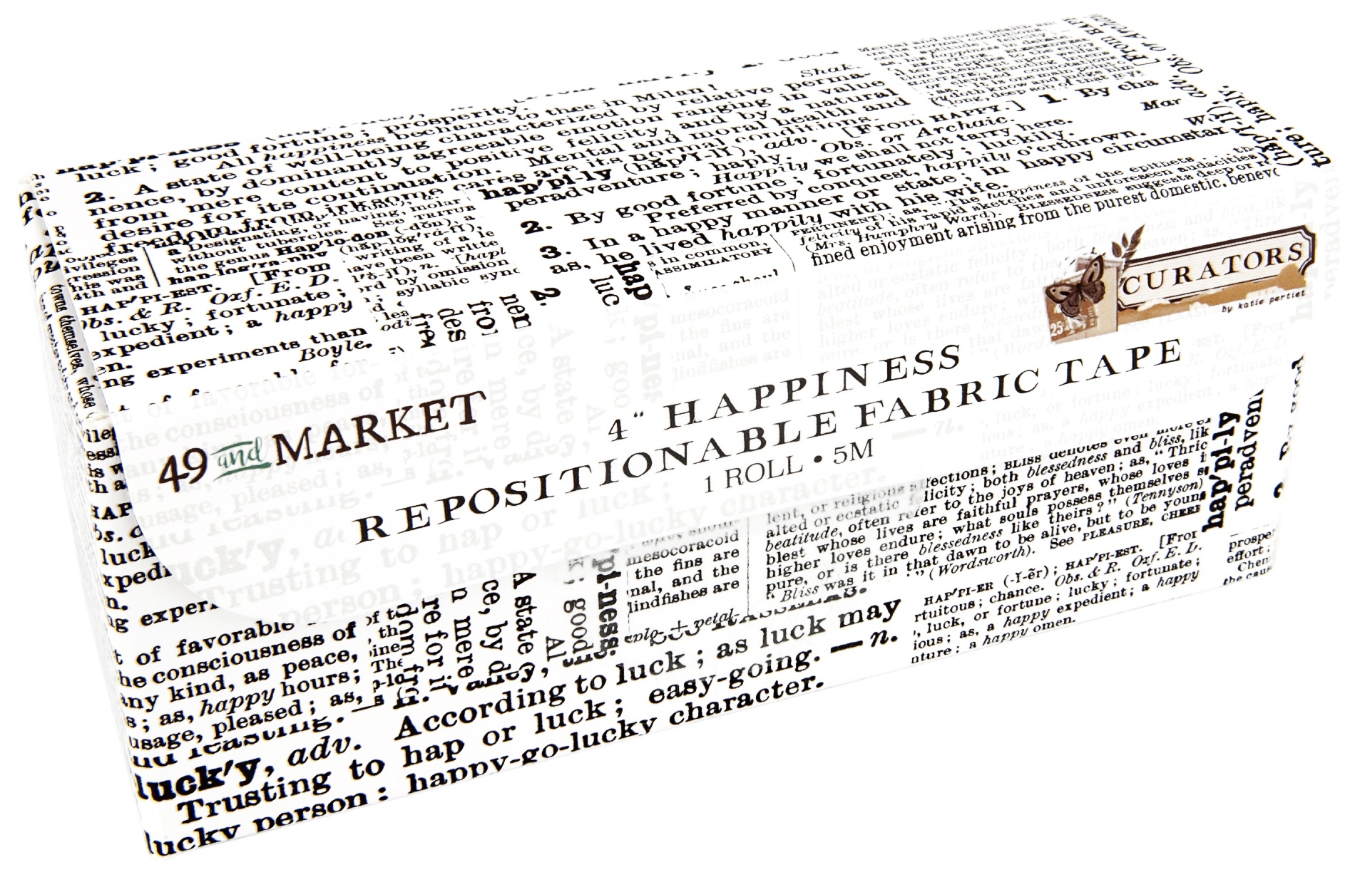 Bild von 49 And Market Curators 4" Fabric Tape Roll-Happiness