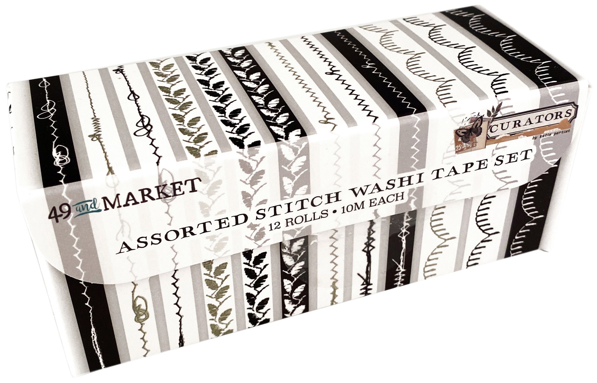 Bild von 49 And Market Curators Washi Tape Stitch Set 12/Rolls-Assortment