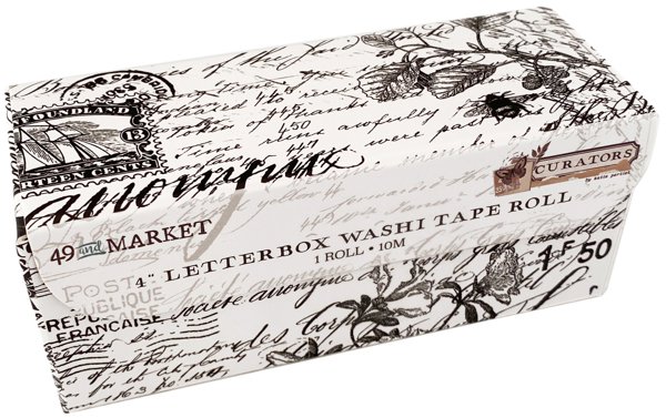 Bild von 49 And Market Curators 4" Washi Tape Roll-Letterbox
