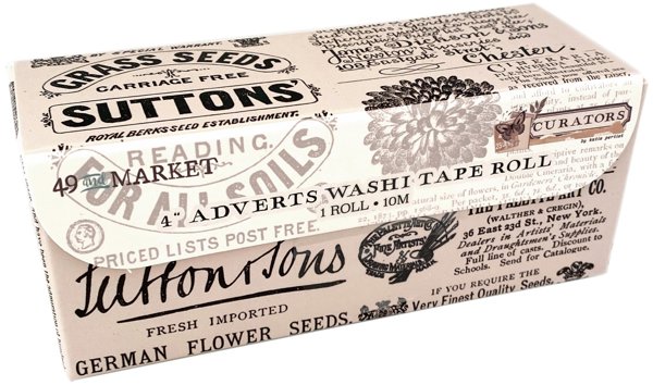 Bild von 49 And Market Curators 4" Washi Tape Roll-Adverts