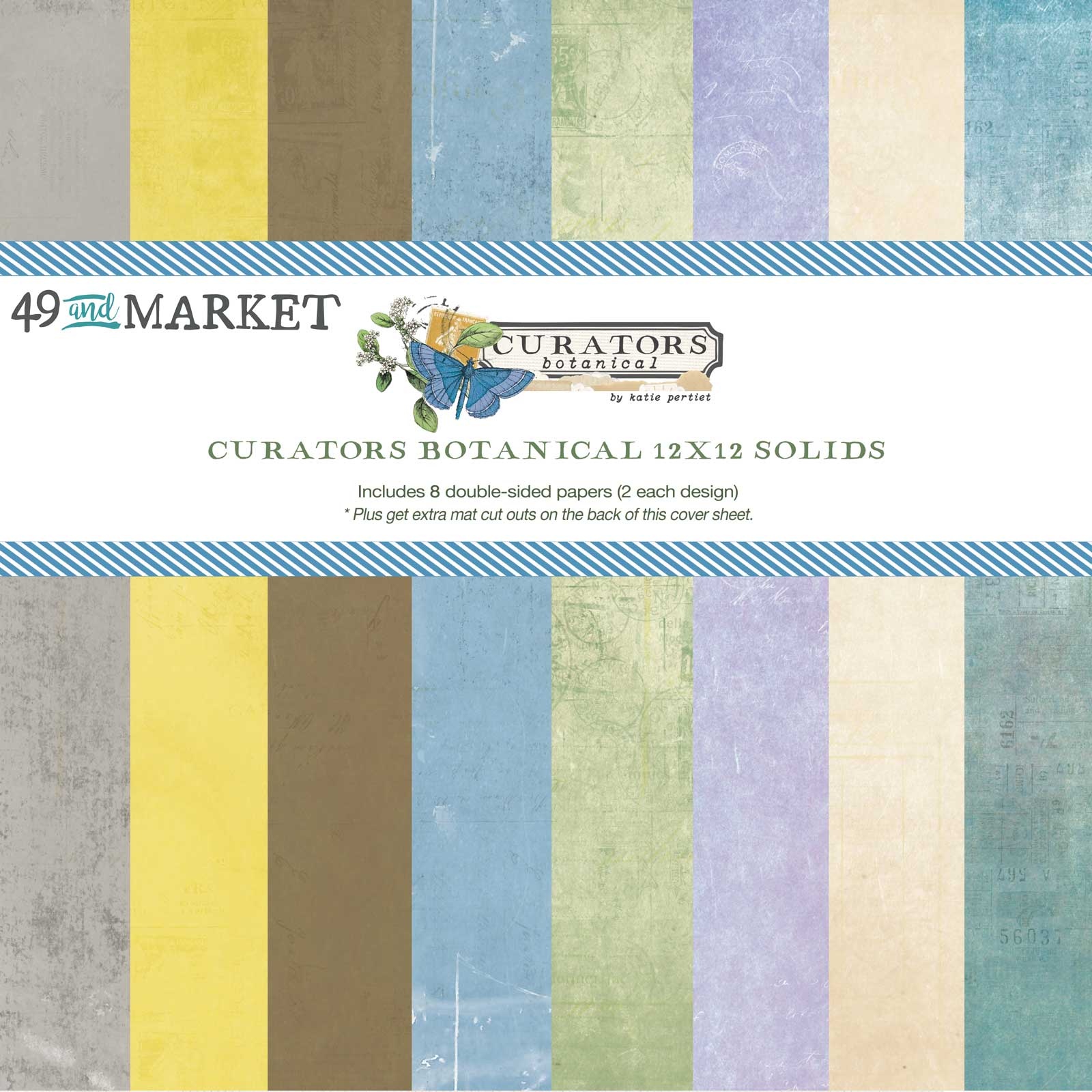 Bild von 49 And Market Collection Pack 12"X12"-Curators Botanical Solids