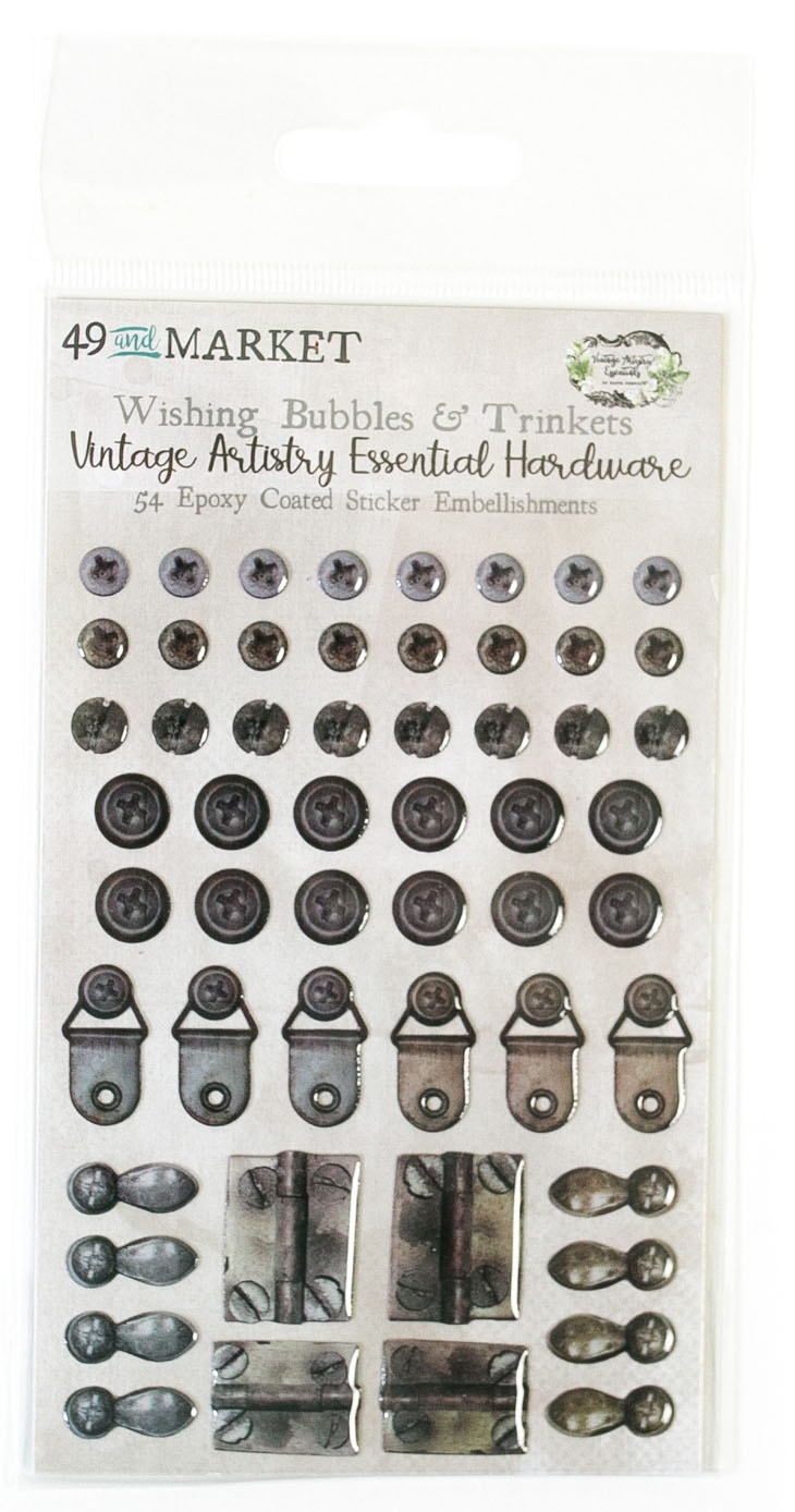 Bild von Vintage Artistry Essentials Wishing Bubbles & Trinkets-Hardware