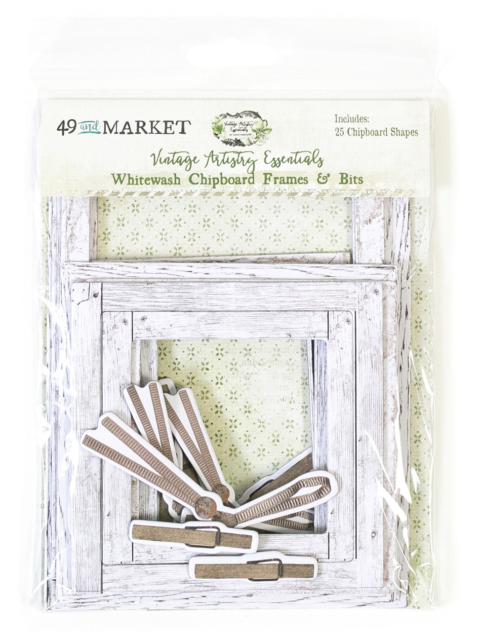 Bild von Vintage Artistry Essentials Frames & Bits Set-Whitewash