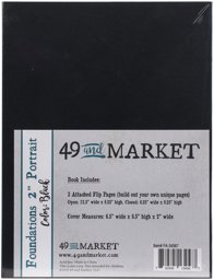 Bild von 49 And Market Foundations 2" Portrait Album 8.5"X6.5"-Black