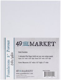 Bild von 49 And Market Foundations 2" Portrait Album 8.5"X6.5"-White