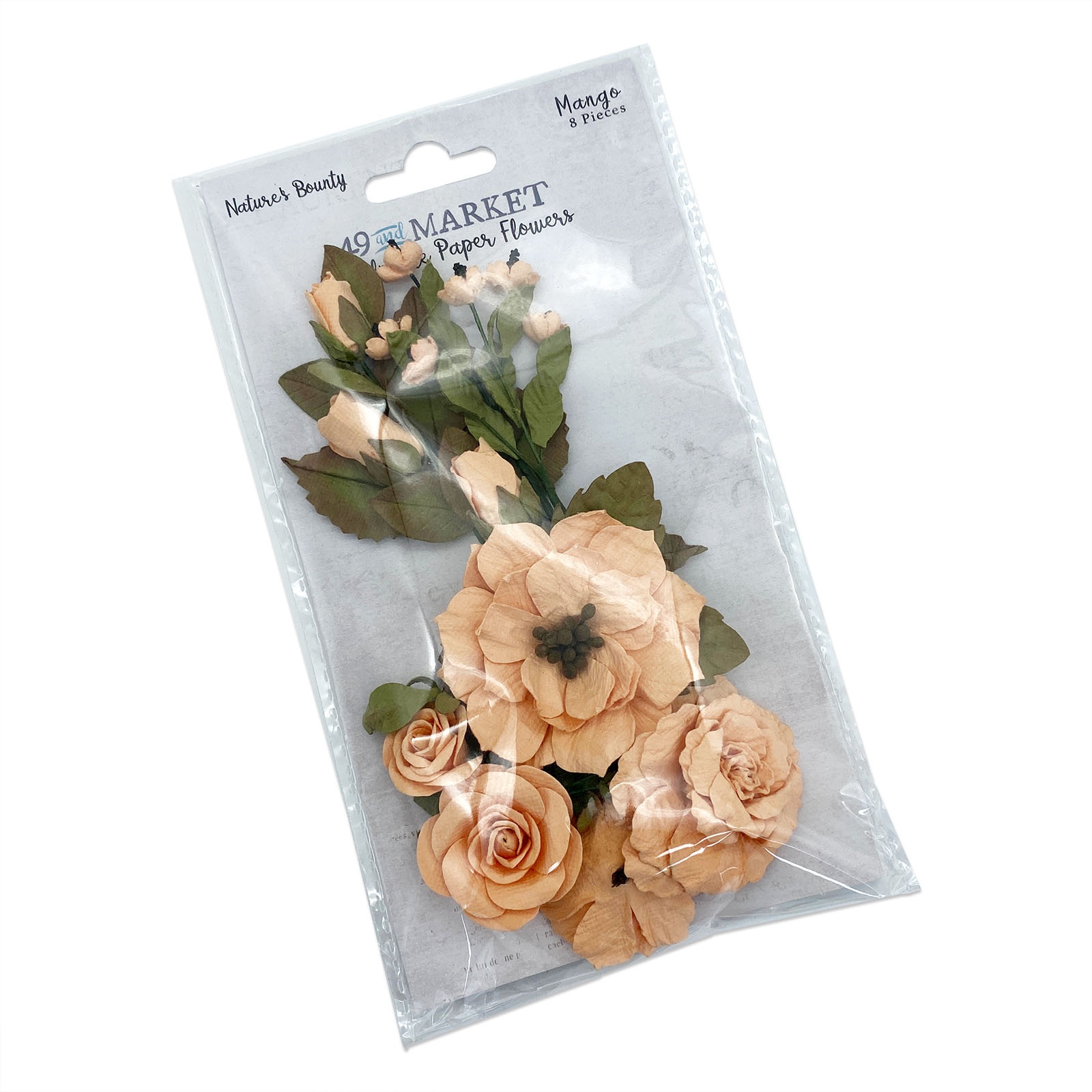 Bild von 49 And Market Nature's Bounty Paper Flowers-Mango