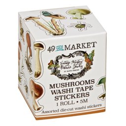 Bild von 49 And Market Washi Sticker Roll-Nature Study Mushrooms