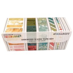 Bild von 49 And Market Spectrum Sherbet Washi Tape Set 6/Rolls-Assortment
