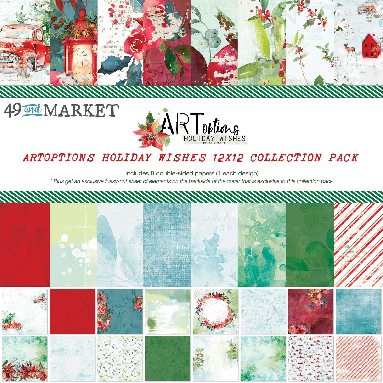 Bild von 49 And Market Collection Pack 12"X12"-ARToptions Holiday Wishes