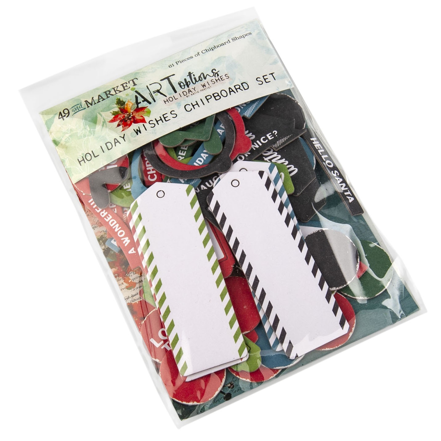 Bild von ARToptions Holiday Wishes Chipboard Bits- 