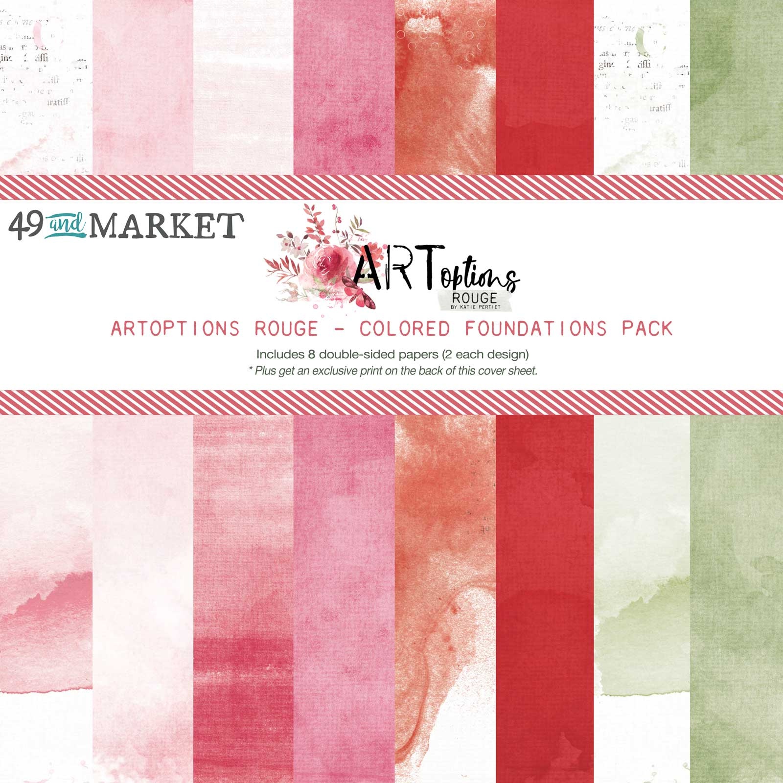 Bild von 49 And Market Collection Pack 12"X12"-ARToptions Rouge Foundations