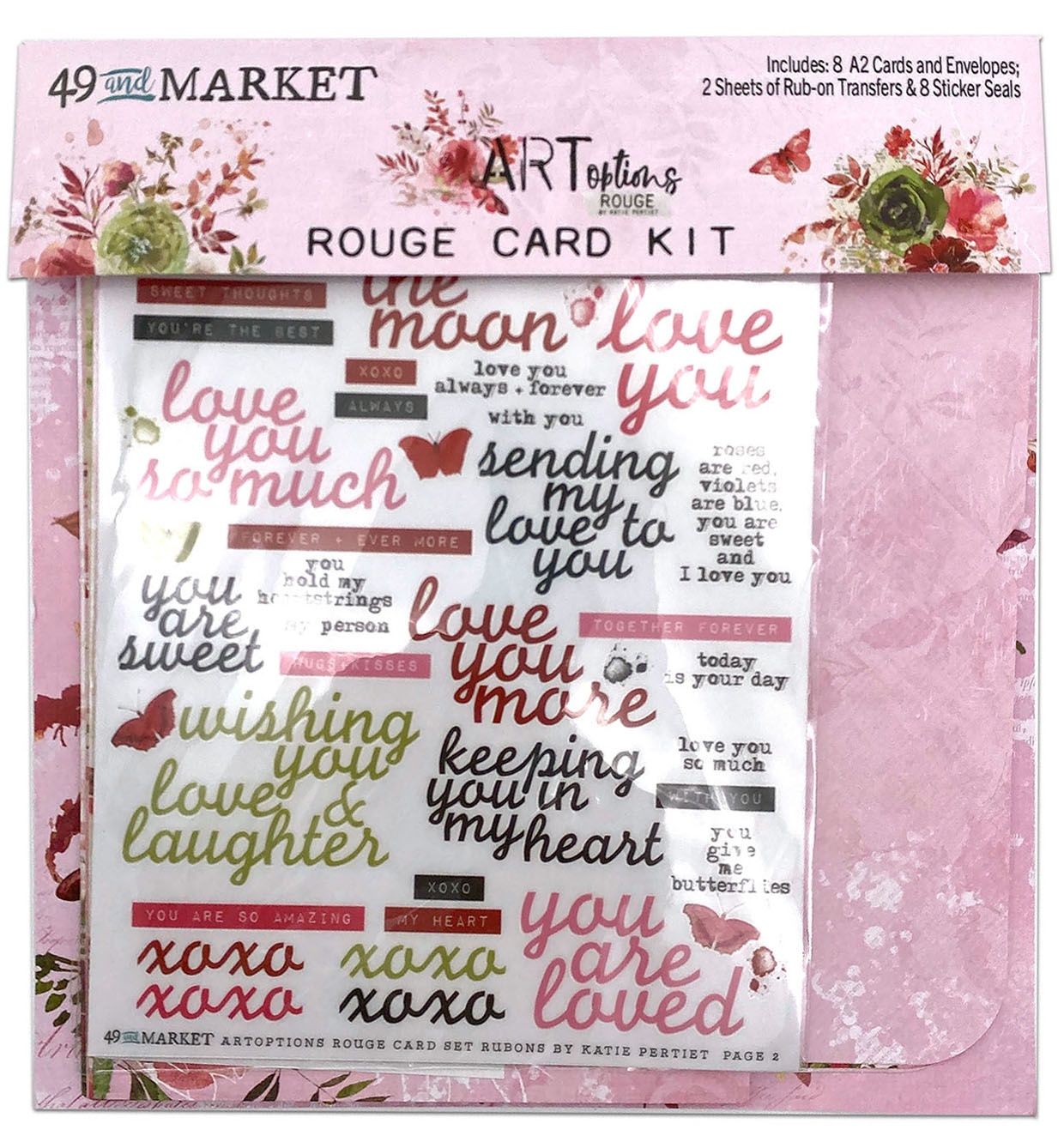 Bild von 49 And Market Card Kit-ARToptions Rouge