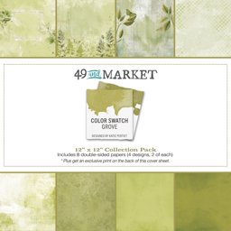 Bild von 49 And Market Collection Pack 12"X12"-Color Swatch: Grove