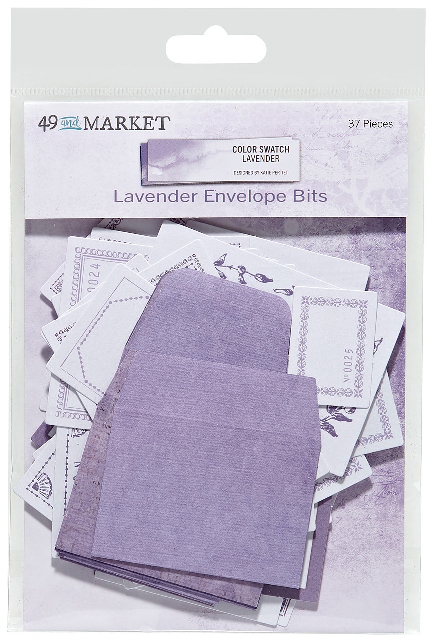 Bild von Color Swatch: Lavender Envelope Bits-37/Pkg