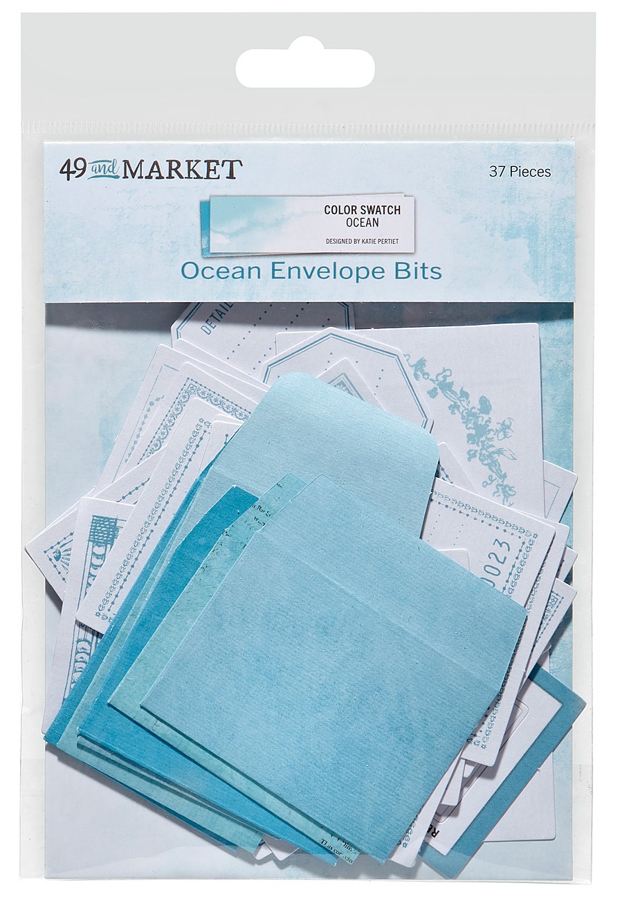 Bild von Color Swatch: Ocean Envelope Bits-37/Pkg