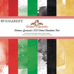Bild von 49 And Market Collection Pack 12"X12"-Colored Foundation, Christmas Spectacula