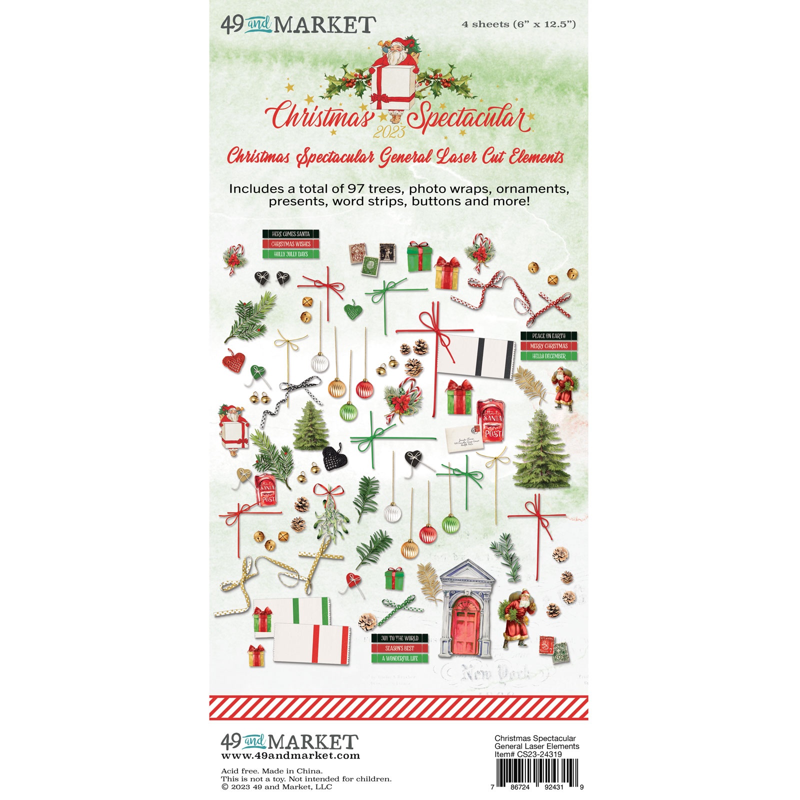 Bild von 49 And Market Laser Cut Outs-Elements, Christmas Spectacular 2023