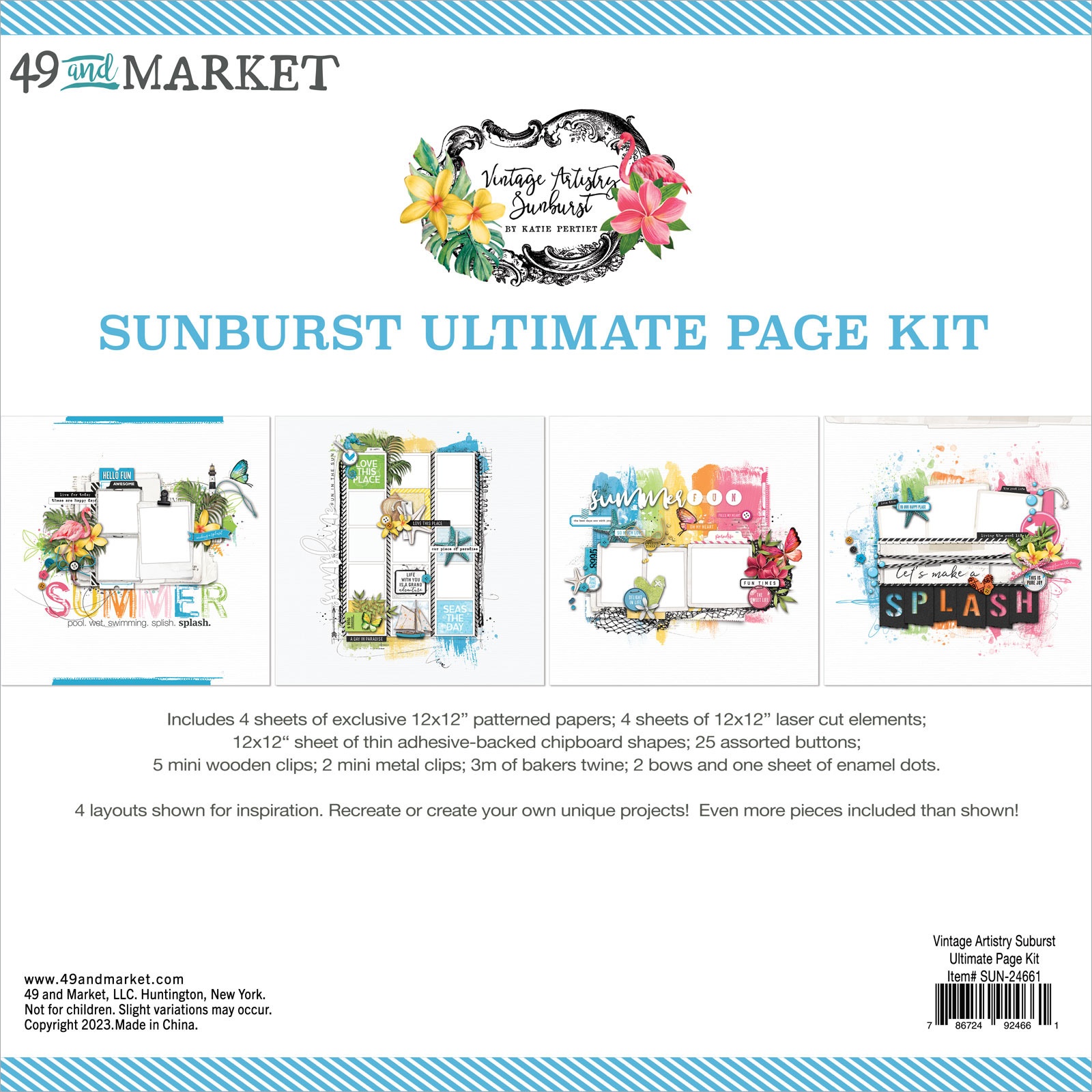 Bild von 49 And Market Ultimate Page Kit-Vintage Artistry Sunburst